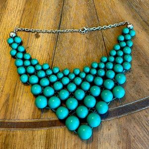 Chunky Green Statement Necklace